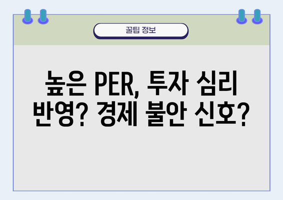 주가수익비율과 경제 상황| 투자 전략 변화의 단서 | 주식 시장 분석, 경제 지표, 투자 전략